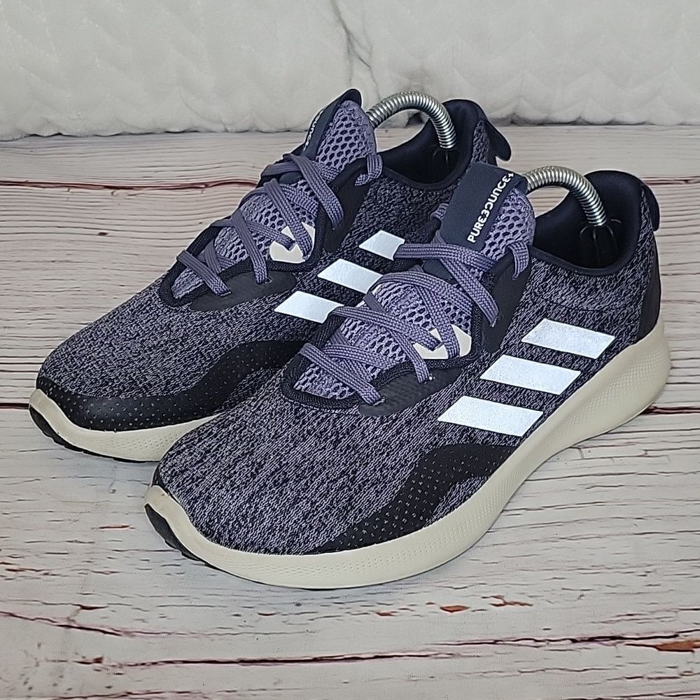 ADIDAS Pure Bounce Blue Athletic Shoes Size 6